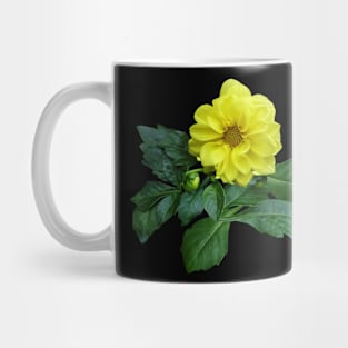 Little Yellow Dahlia Mug